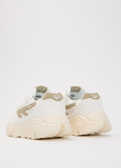 Hi-Tec HTS Shadow RGS sneaker van suède met details van mesh - achterkant 2 mosgroen