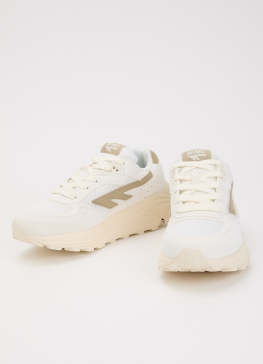 Hi-Tec HTS Shadow RGS sneaker van suède met details van mesh - detail 3 mosgroen