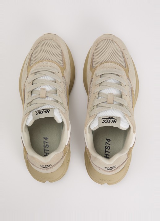 Hi-Tec HTS Shadow RGS sneaker van suède met details van mesh - detail 4 beige