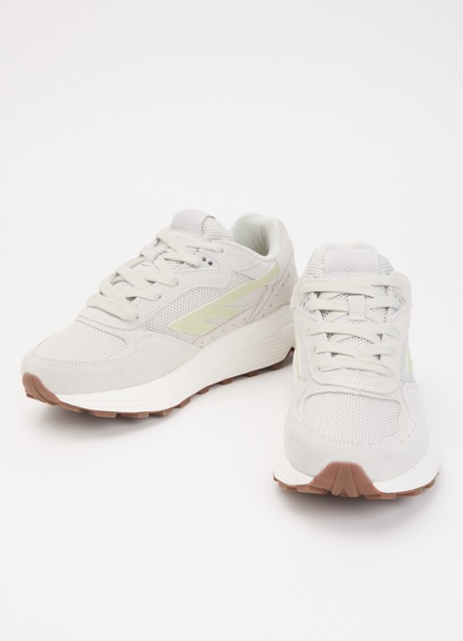 Hi-Tec HTS Shadow RGS sneaker van suède met details van mesh - detail 4 lichtgrijs