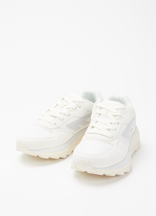 Hi-Tec HTS Shadow RGS sneaker van suède met details van mesh - detail lichtblauw