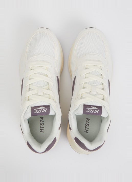 Hi-Tec HTS Shadow RGS sneaker van suède met details van mesh - detail 2 wit