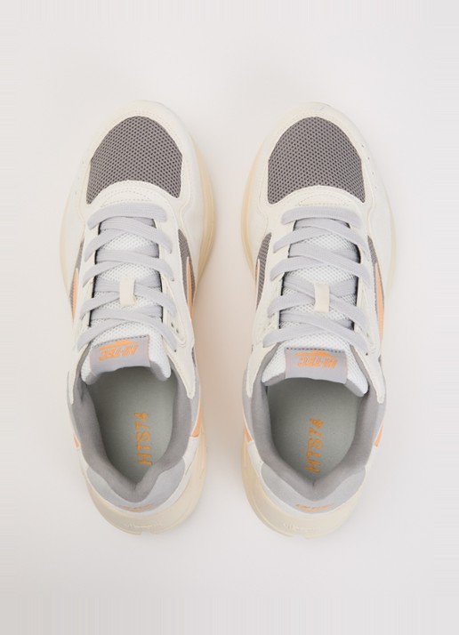 Hi-Tec HTS Shadow RGS sneaker van suède met details van mesh - detail 4 orange