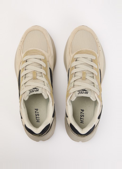 Hi-Tec HTS Shadow RGS sneaker van suède met details van mesh - detail 4 khaki