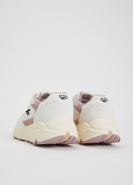Hi-Tec HTS Shadow RGS sneaker van suède met mesh details - achterkant 5 ivoor