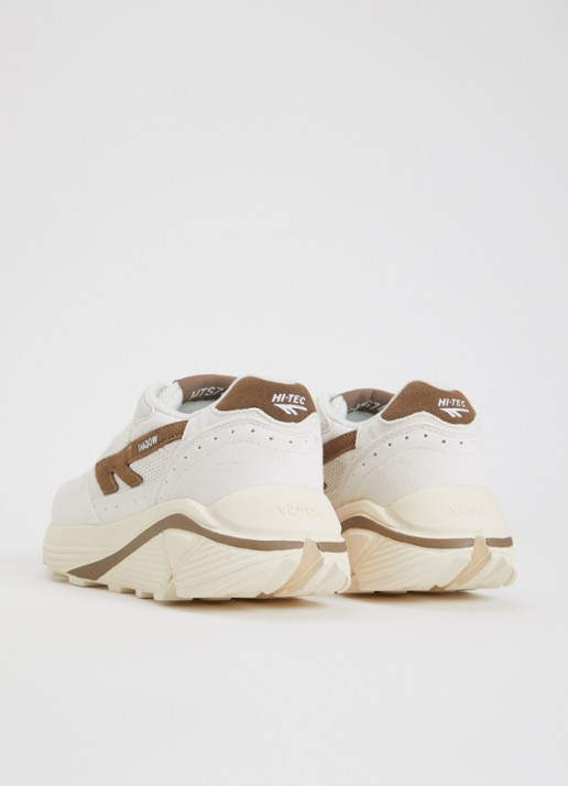 Hi-Tec HTS Shadow RGS sneaker van suède met mesh details - achterkant 5 gebroken wit