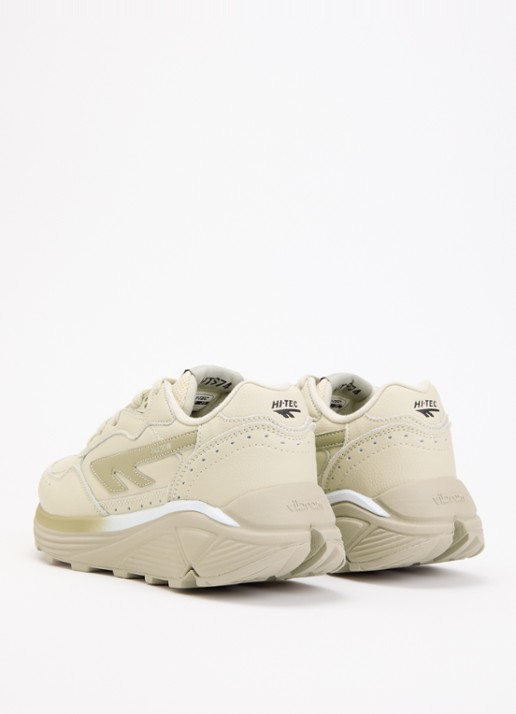 Hi-Tec Hts Shadow sneakers van leer - achterkant 2 olijfgroen