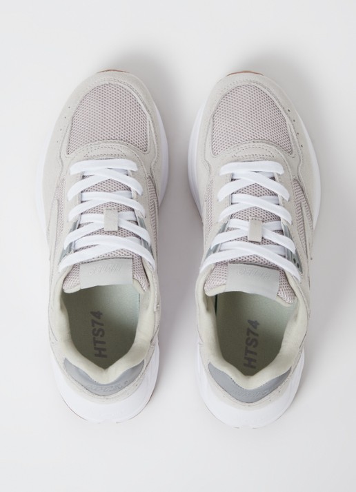 Hi-Tec Shadow sneaker met suède details - detail 3 lichtgrijs