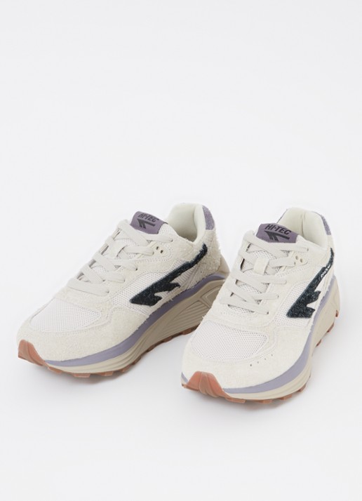 Hi-Tec Shadow sneaker met suède details - detail 4 donkerbeige