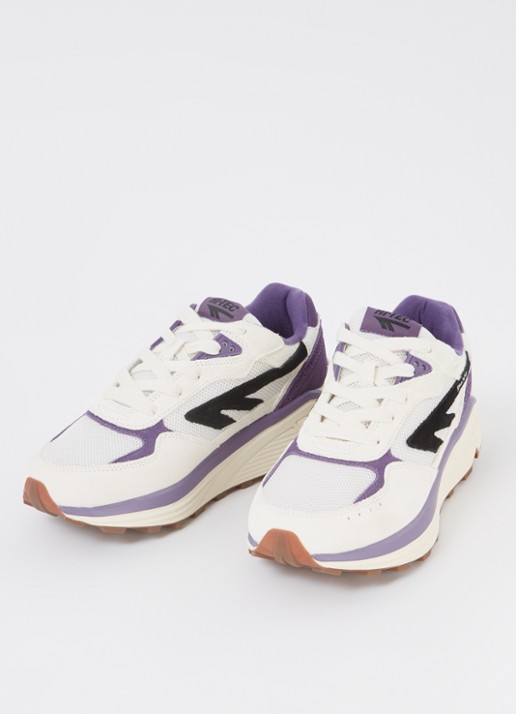 Hi-Tec Shadow sneaker met suède details - detail 4 paars