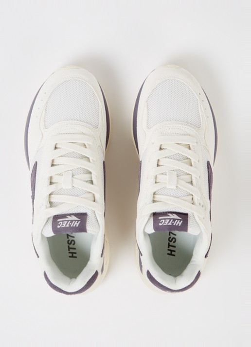 Hi-Tec Shadow sneaker met suède details - detail 4 ivoor