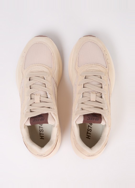 Hi-Tec Shadow sneaker met suède details - detail 5 beige