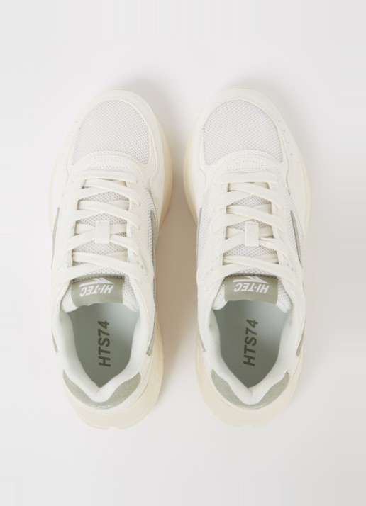 Hi-Tec Shadow sneaker met suède details - detail 5 lindegroen