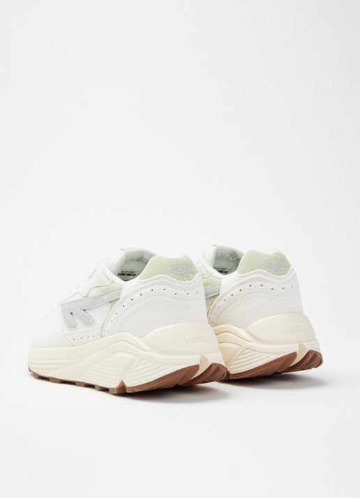Hi-Tec Sneaker van suède met logo - achterkant ivoor