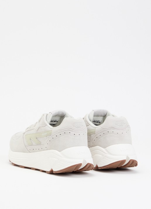 Hi-Tec Sneaker van suède met logo - achterkant lichtgrijs