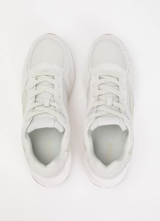 Hi-Tec Sneaker van suède met logo - detail 4 lichtgrijs