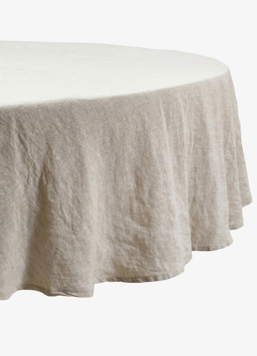 Himla Sunrise rond tafelkleed van linnen 160 cm