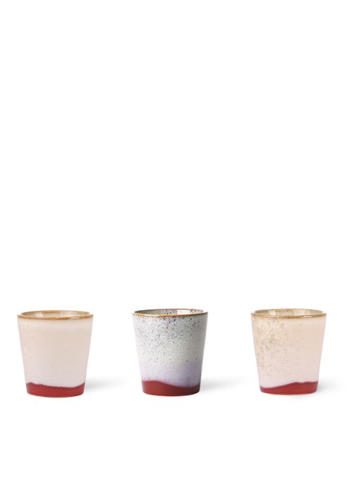 HKliving 70's Frost kopje 18 cl - detail 4 beige