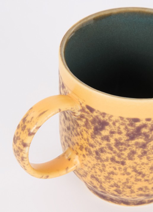 HKliving 70's koffiekopje 25 cl - voorkant 2 multicolor