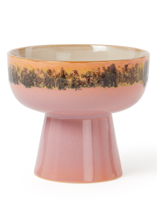 HKliving 70's Lush tapasschaaltje op voet 12,5 cm