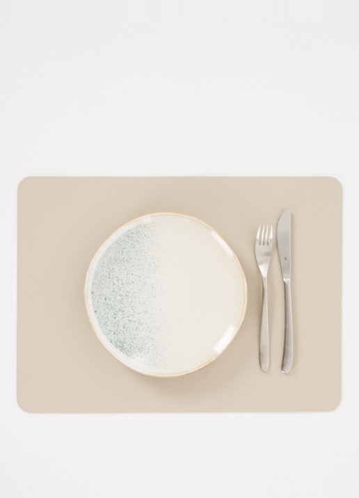HKliving 70's ontbijtbord 22 cm set van 2 - detail 4 beige