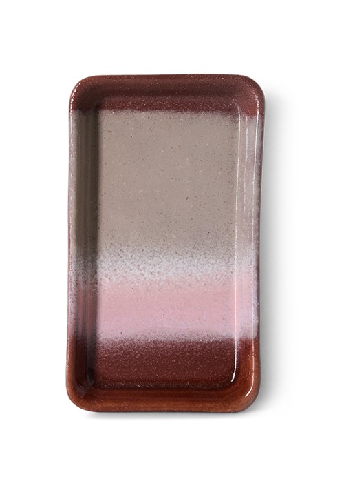 HKliving 70s Ceramics Bloom XS serveerschaal 7,7 x 13,6 cm
