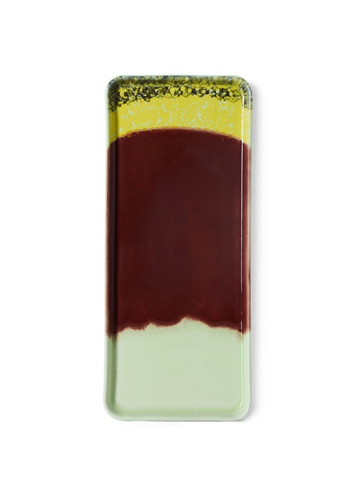 HKliving 70s Ceramics cakeschaal 31,5 x 13,5 cm