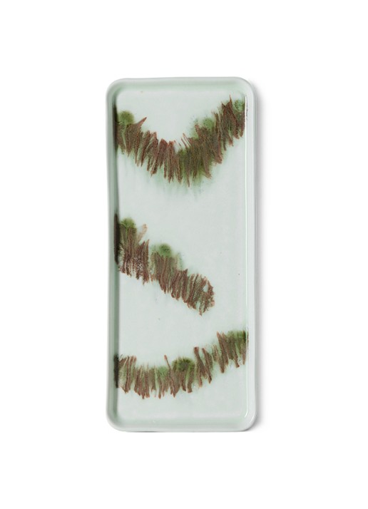 HKliving 70s Ceramics cakeschaal 31,5 x 13,5 cm