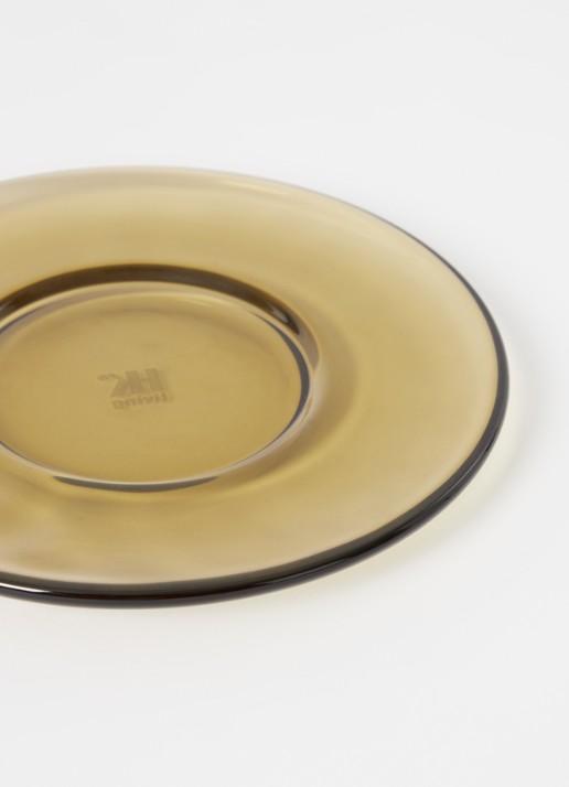 HKliving 70s Glassware schotel 13 cm set van 4 - detail 2 bruin
