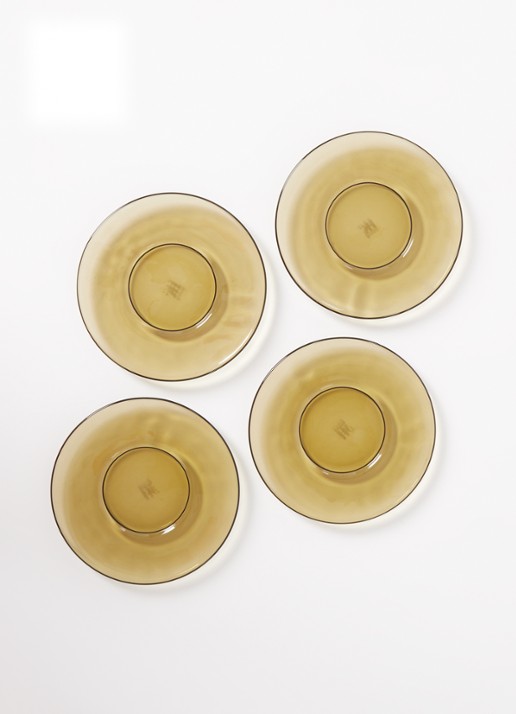 HKliving 70s Glassware schotel 13 cm set van 4