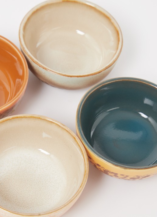 HKliving 70s kom XS 8 cm set van 4 - detail 3 multicolor