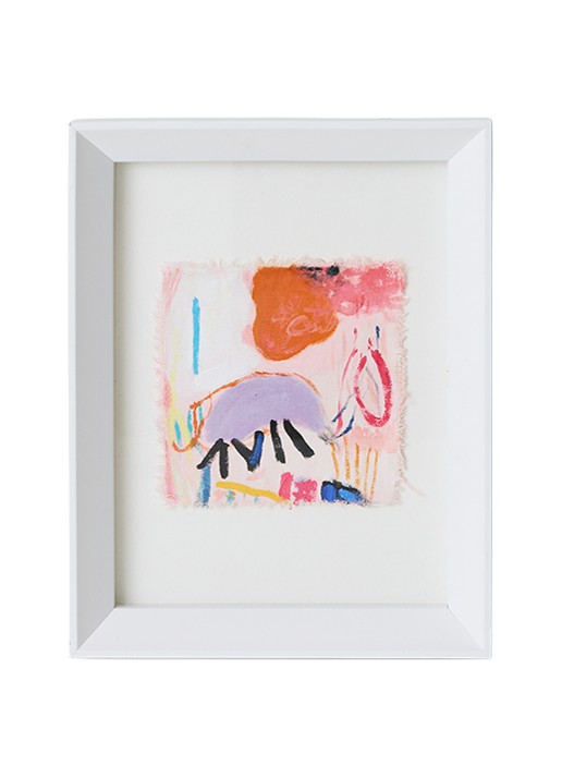 HKliving Abstract Framed, Scribbles wanddecoratie 37,5 x 29,5 cm