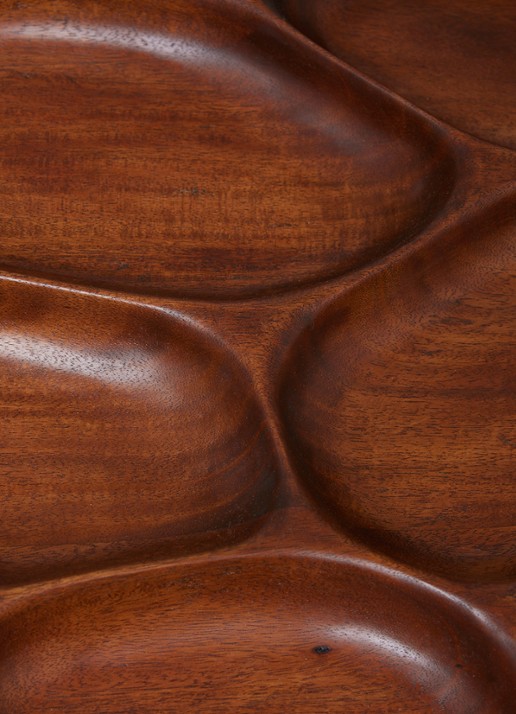 HKliving  Acacia voorgerechtplank - detail 4 bruin