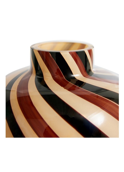 HKliving Affogato vaas 38,5 cm - detail 3 beige