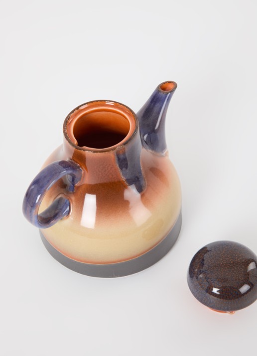 HKliving Afternoon koffiepot 99 cl - voorkant 2 multicolor