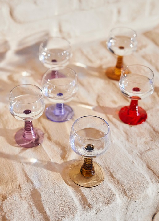 HKliving AGL4490 wijnglazen mix set van 4  - detail 2 undefined