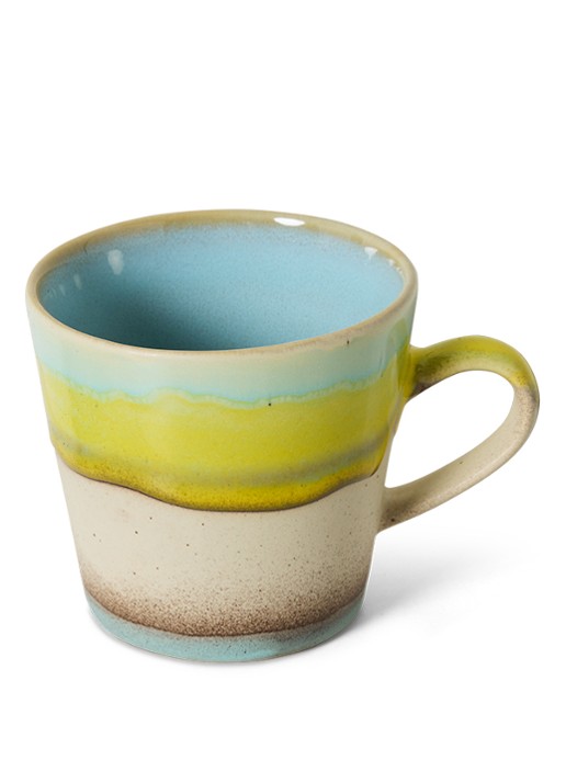 HKliving Americano mok 27 cl - detail groen