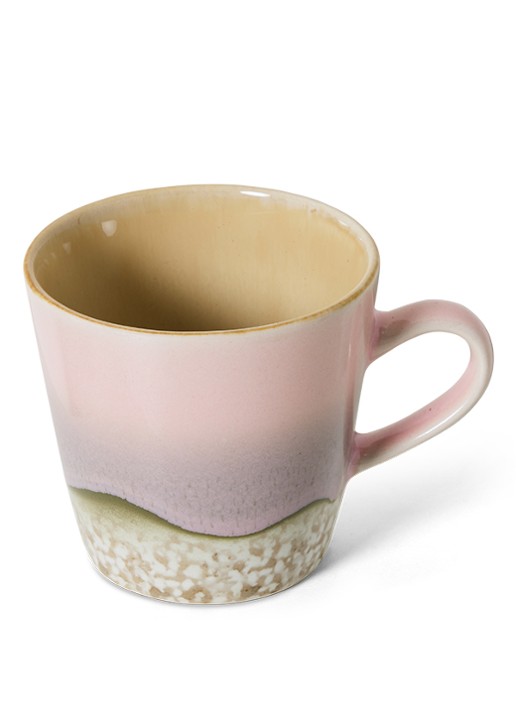 HKliving Americano mok 27 cl - detail roze