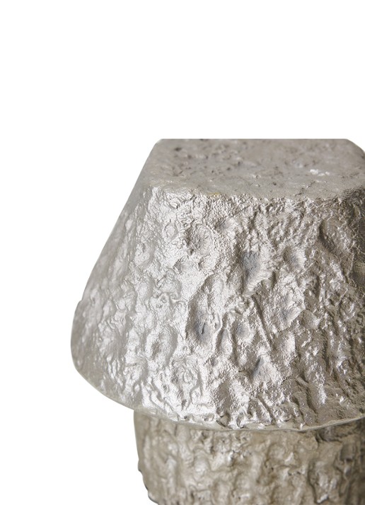 HKliving Artefact tafellamp 20 cm - voorkant 4 zilver