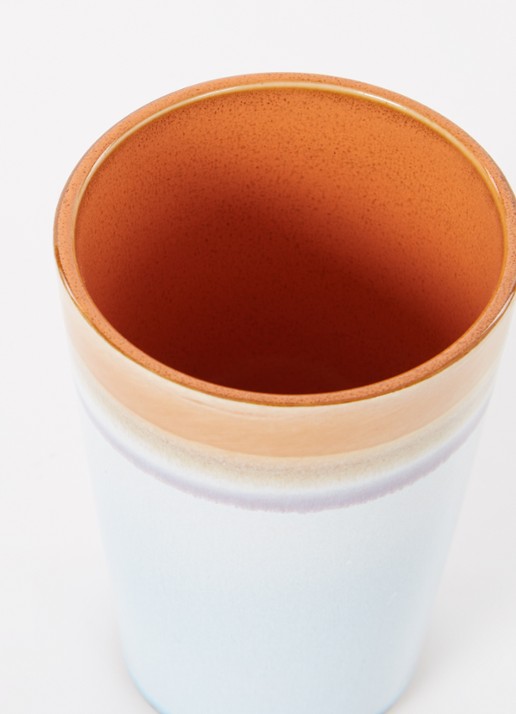 HKliving Ash koffiekopje 30 cl - voorkant 2 orange