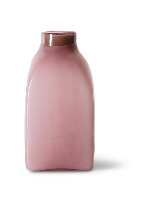 HKliving Atelier vaas 28 cm - voorkant roze