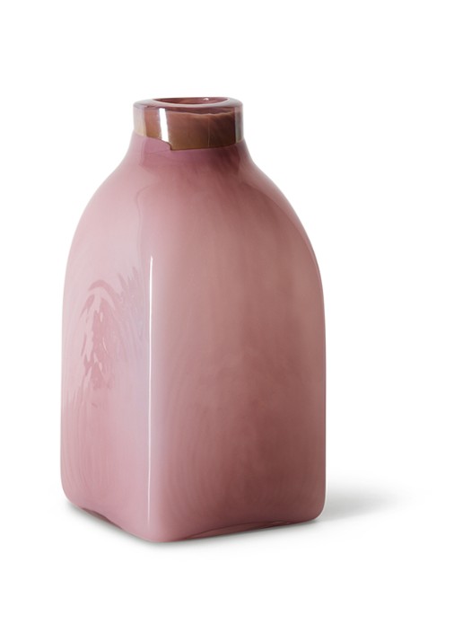 HKliving Atelier vaas 28 cm - voorkant 2 roze