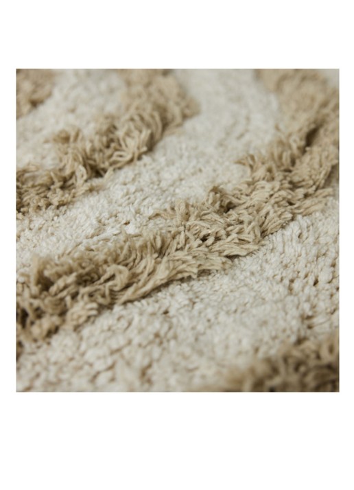 HKliving Badmat ø120 cm - detail khaki