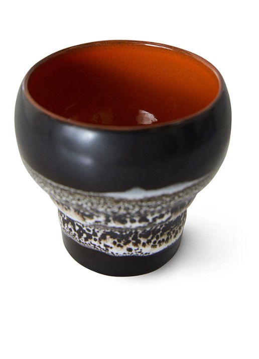 HKliving Basalt koffiekopje 24 cl set van 2 - detail 3 multicolor