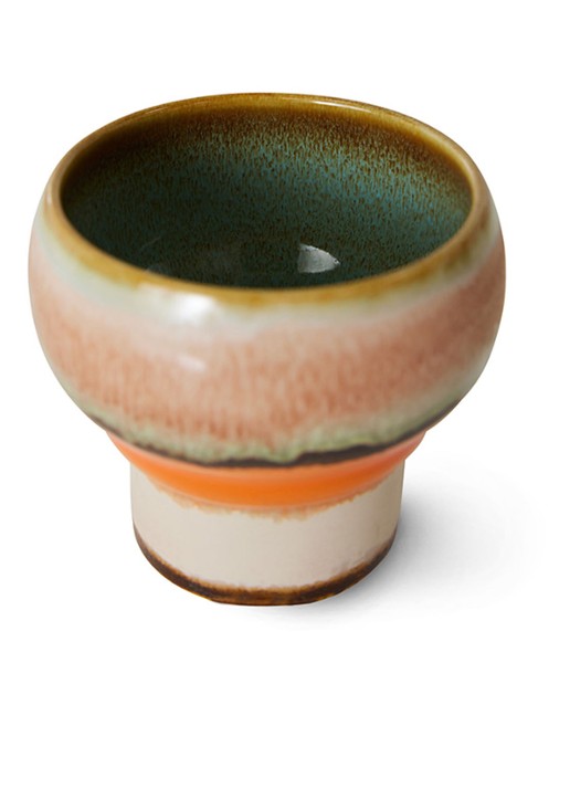 HKliving Basalt koffiekopje 24 cl set van 2 - detail 4 multicolor