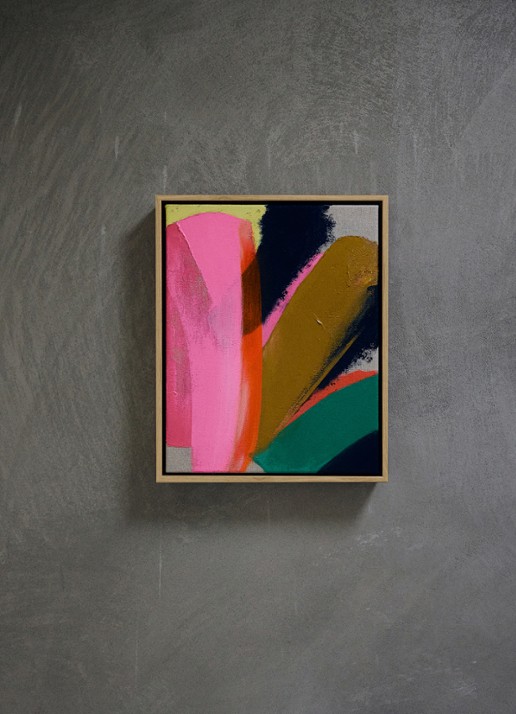 HKliving Bright Lights wandelement 25 x 31 cm - detail 5 roze