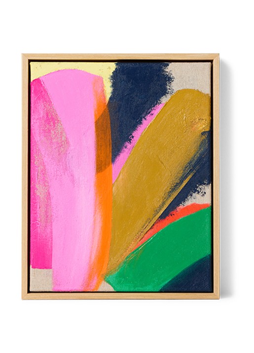 HKliving Bright Lights wandelement 25 x 31 cm - voorkant roze