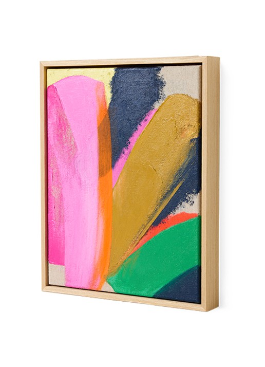 HKliving Bright Lights wandelement 25 x 31 cm - voorkant 2 roze