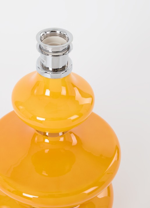 HKliving Bubble lampvoet  Ø 23,5 cm - voorkant 2 okergeel