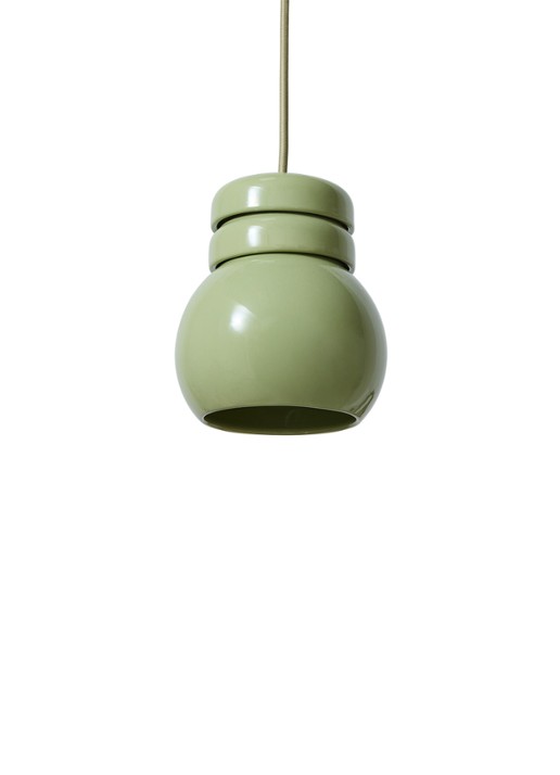 HKliving Bulb hanglamp 13 cm - voorkant 4 groen